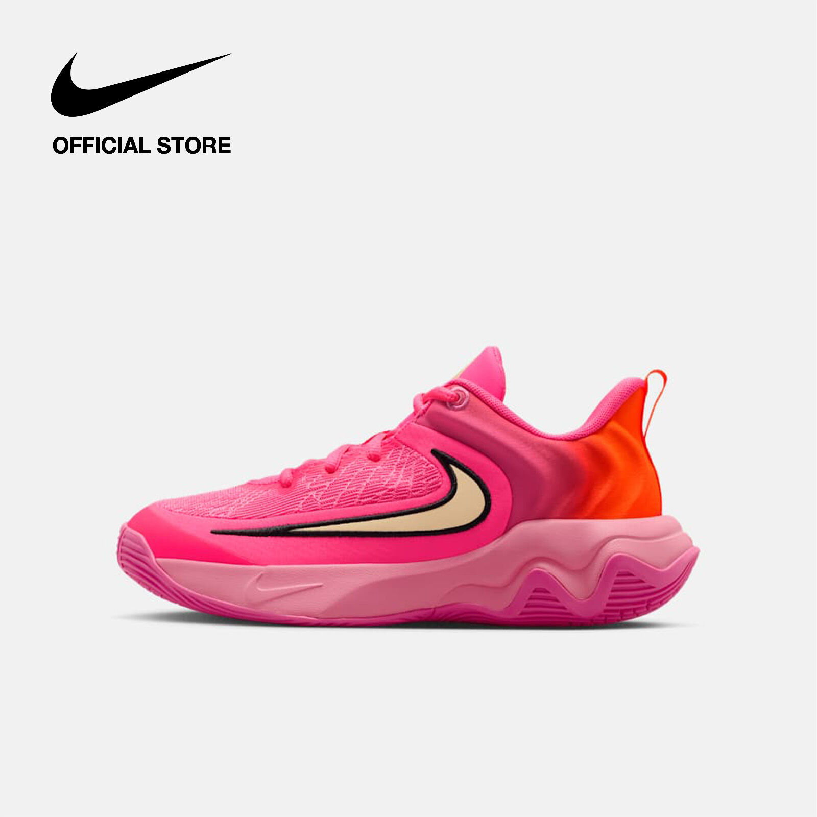 Size 12 - Nike Precision 7 Bright Crimson Men’s Basketball Shoes HJ9153 600 Nike Precision 7 Easyon Bright Crimson / Light Base Grey  main image 3