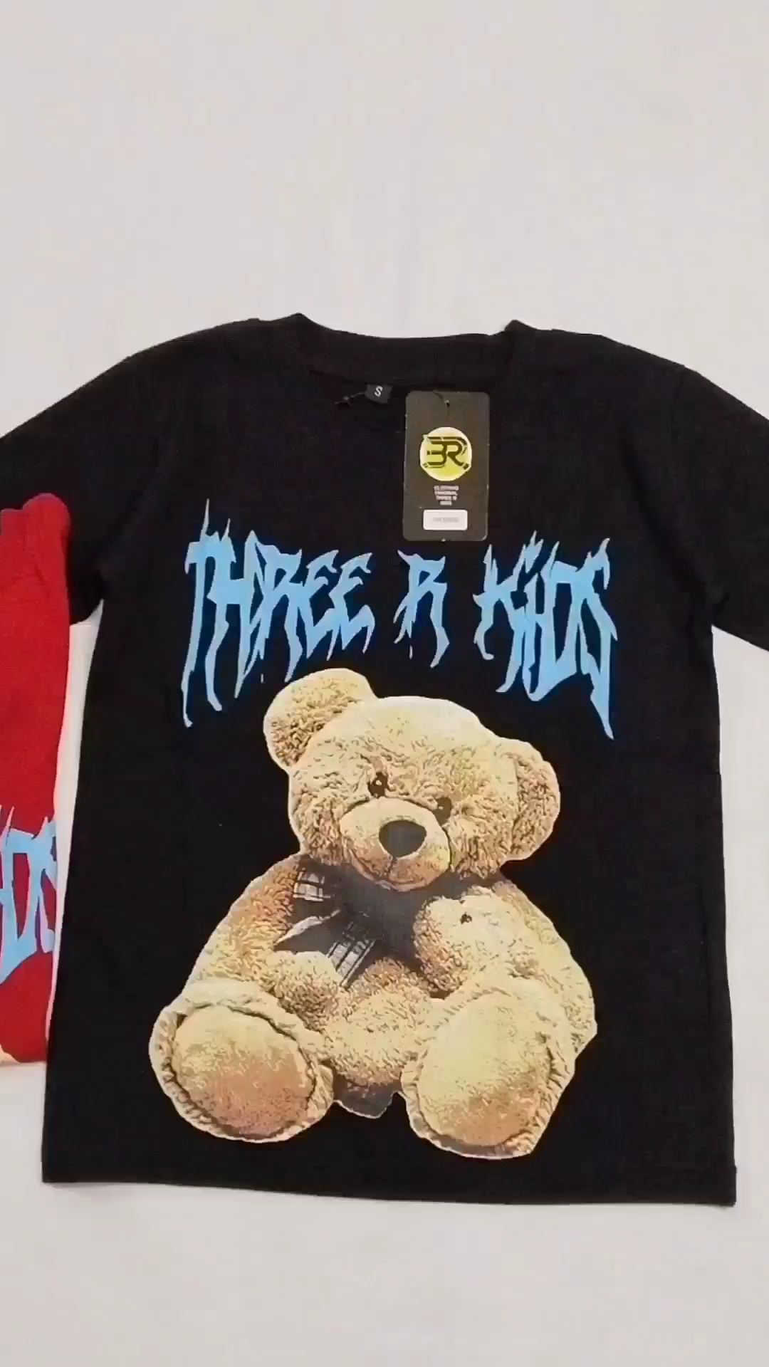 Kaos Anak BearBoneka Moschino 1-10 Tahun 100% Katun