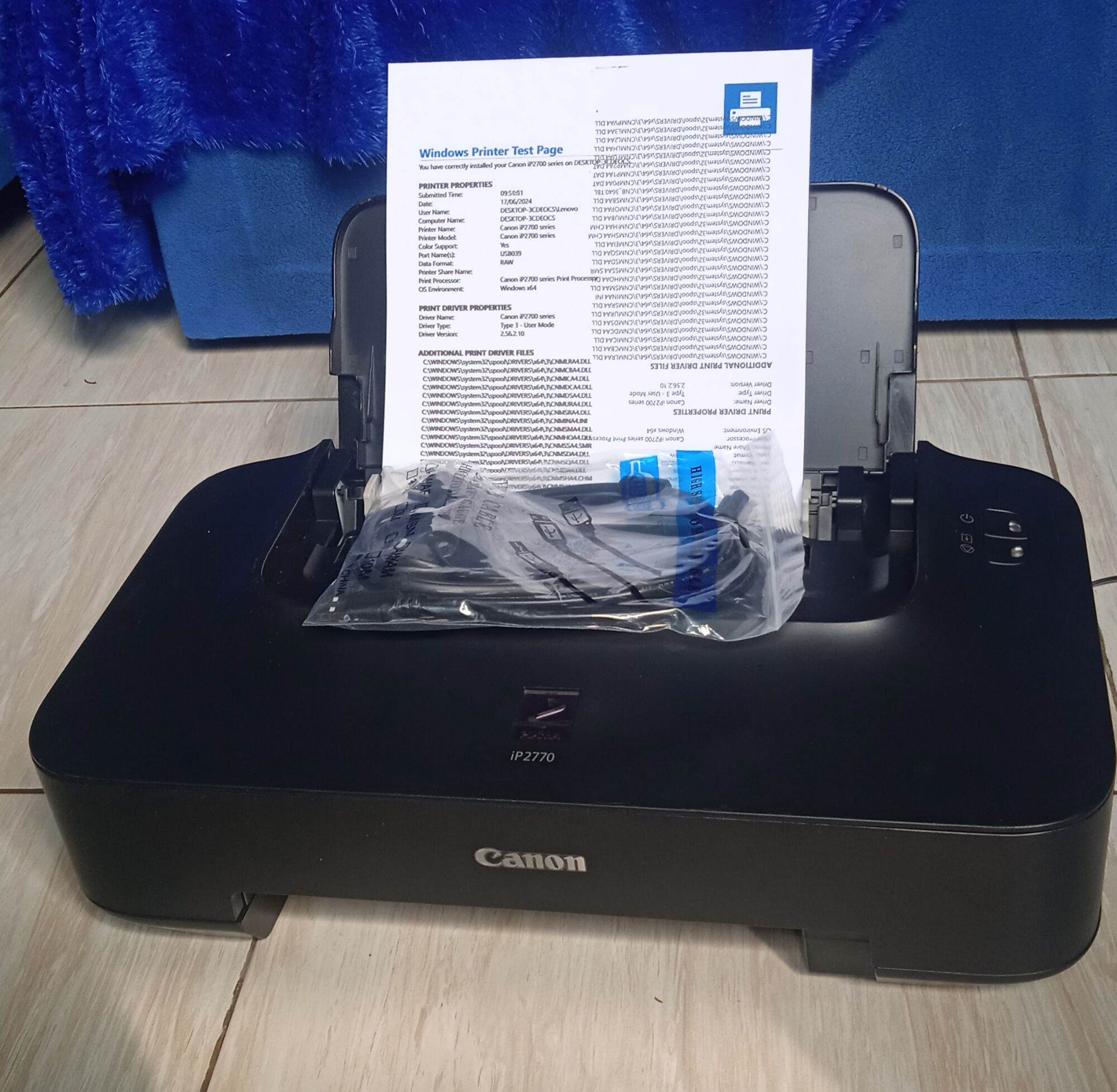 printer Canon ip2770 siap pake second berkualitas Lazada