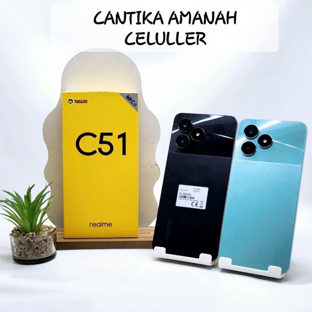 Realme C51 Ram 4/64 ori masih mulus garansi resmi Indonesia Giá 1,200,000 Đồng*Miễn phí vận chuyển