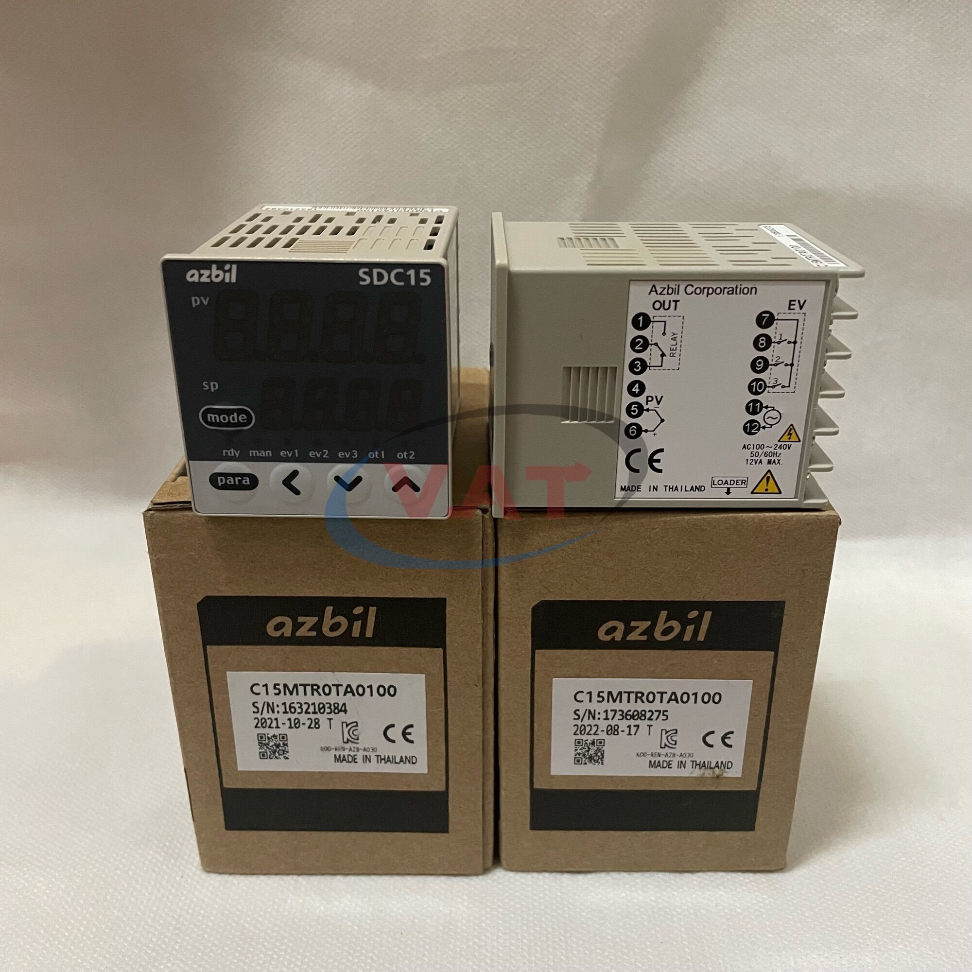 temperatur controller azbil SDC 15(C15MTROTAO100)output relay | Lazada ...