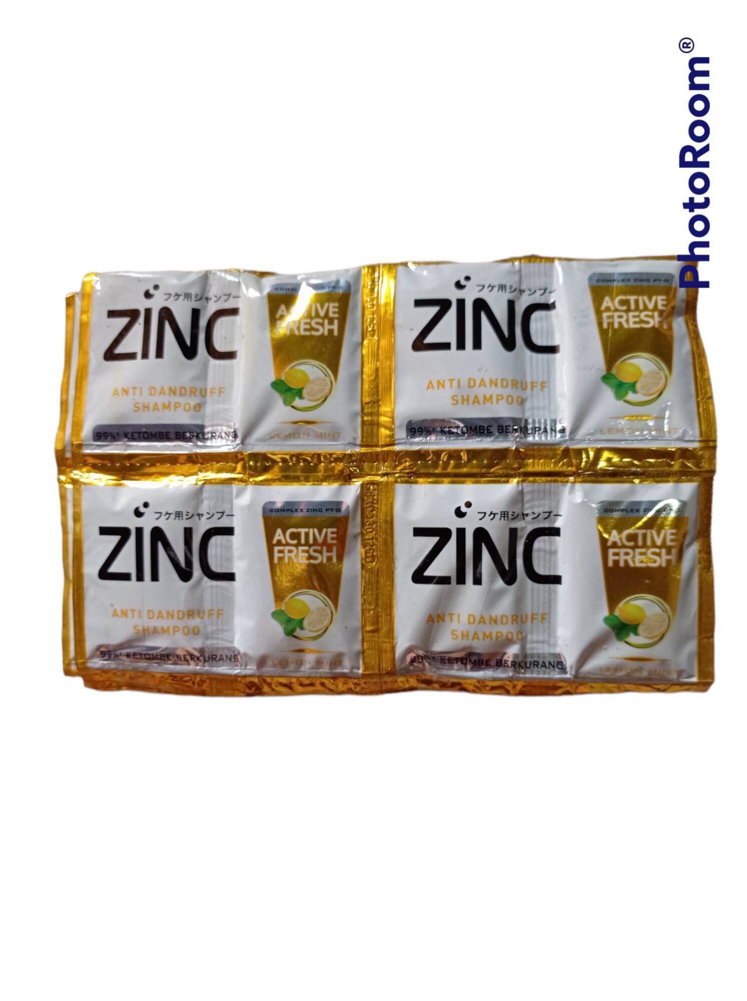 Zinc Shampoo Active Fresh Sachet 24 pcs Lazada Indonesia