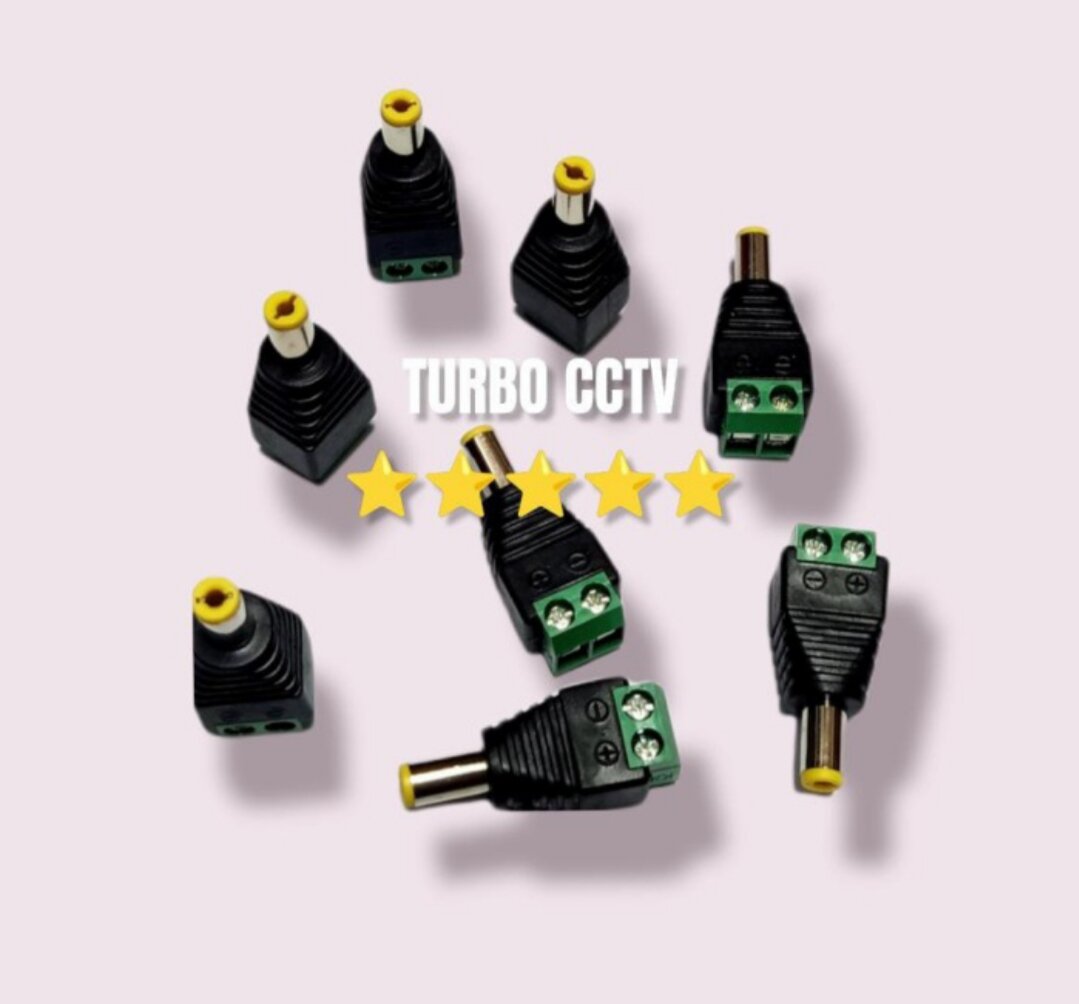 JACK DC MALE UNTUK KAMERA CCTV Harga  1,500 rupiah*Gratis Ongkir