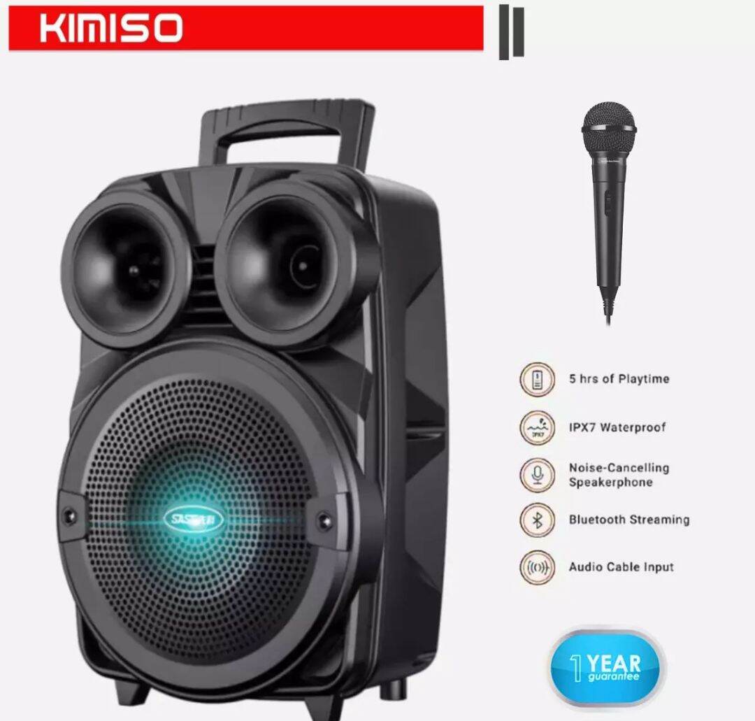 MP3 speaker 3381 6.5 inch large size 6.5 inch mic with super bass system Music party sound Harga 89,999 rupiah*Gratis Ongkir