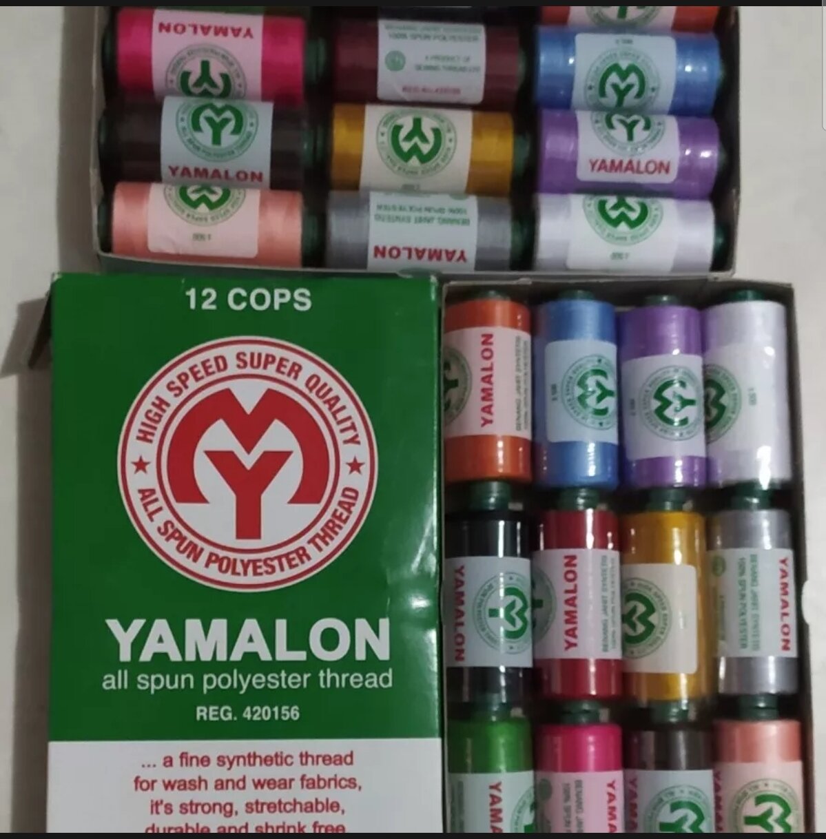 Benang Jahit YAMALON Benang Jahit Merk Yamalon Kualitas terbaik per 6 pcs