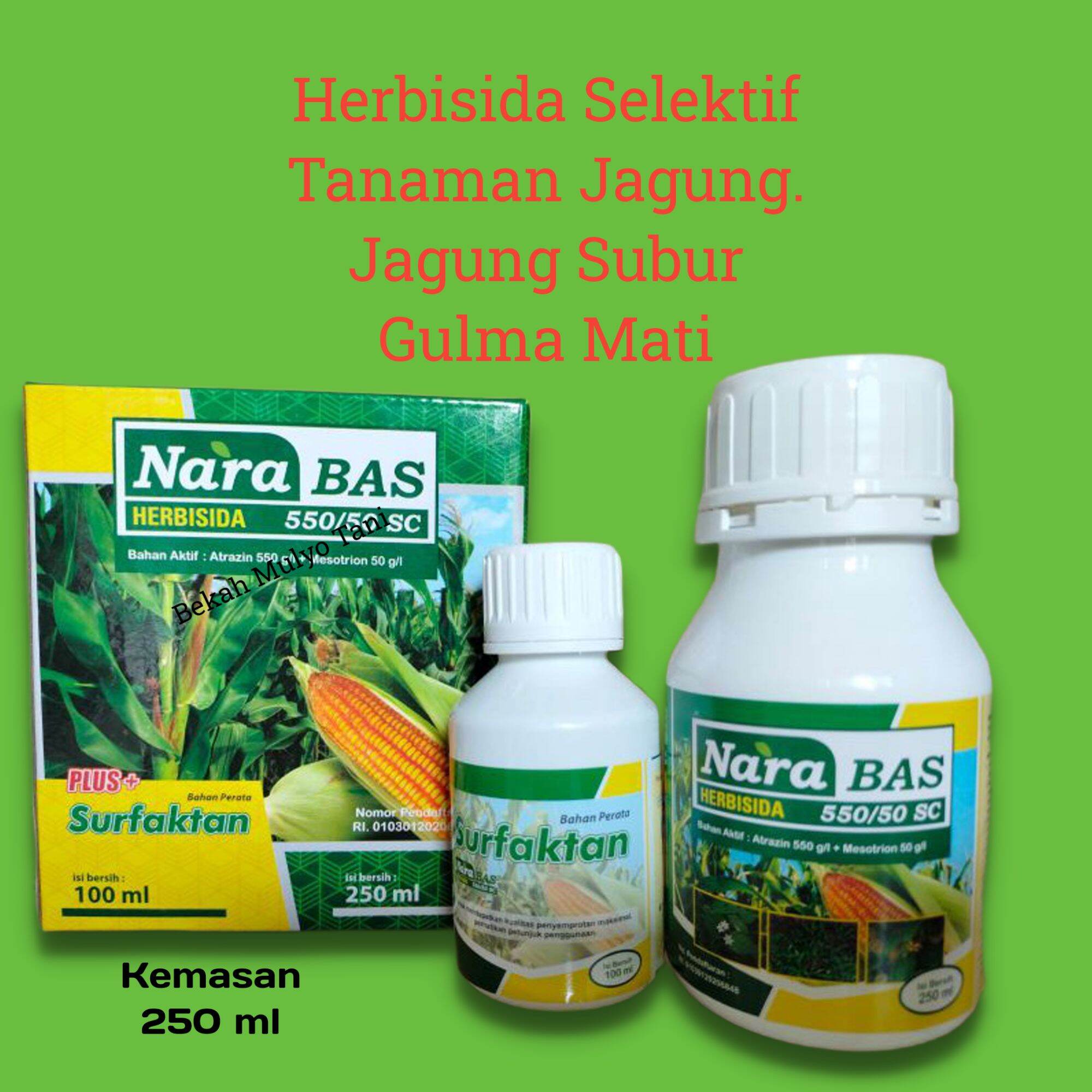 Herbisida Selektif Nara Bas 550 SC 250ml Membasmi Gulma Pada Tanaman ...