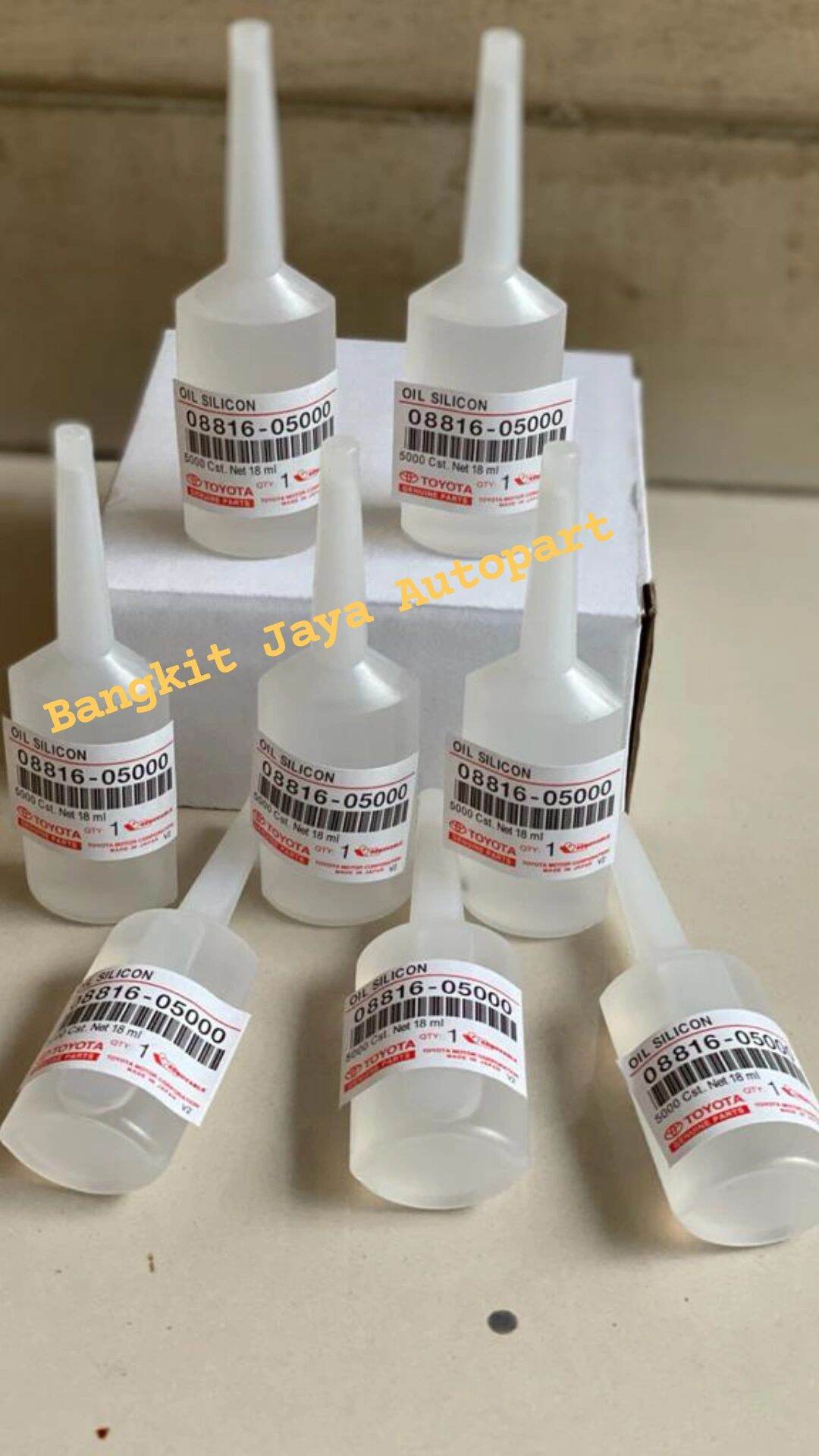 TOYOTA OIL SILICON-OLI SILICON 5000CST (18ML) TUTUP BIRU ANTI BOCOR (harga 10pc) Harga 70,000 rupiah*Gratis Ongkir