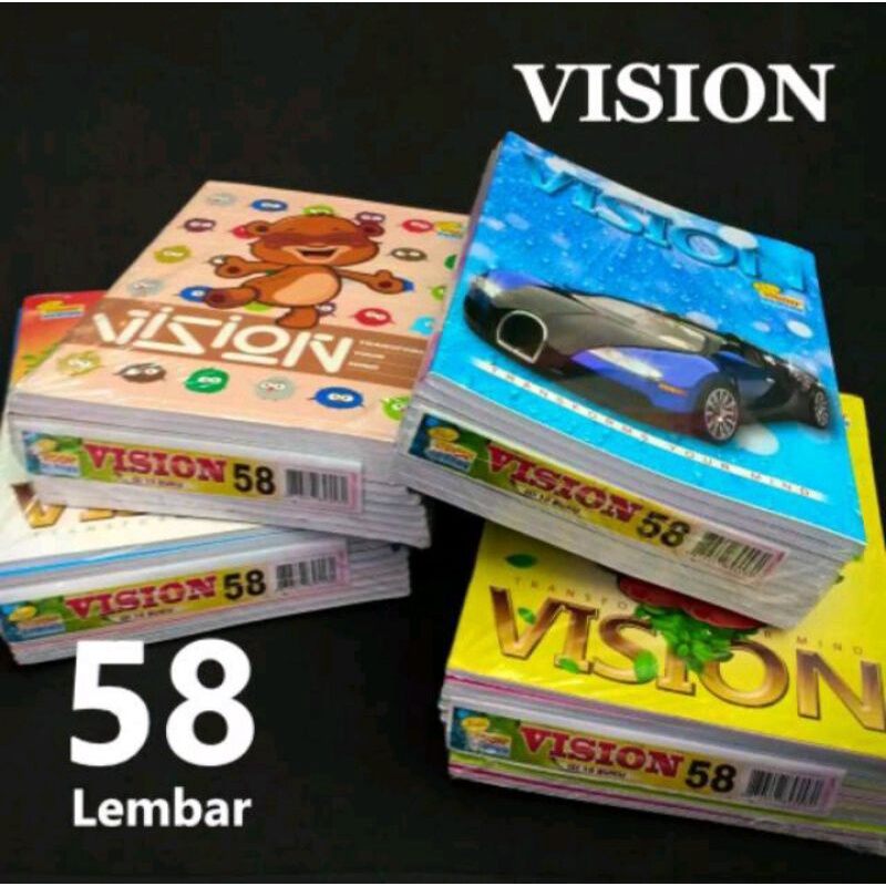 BUKU TULIS 58 lembar (1 pack isi 10 buku)
