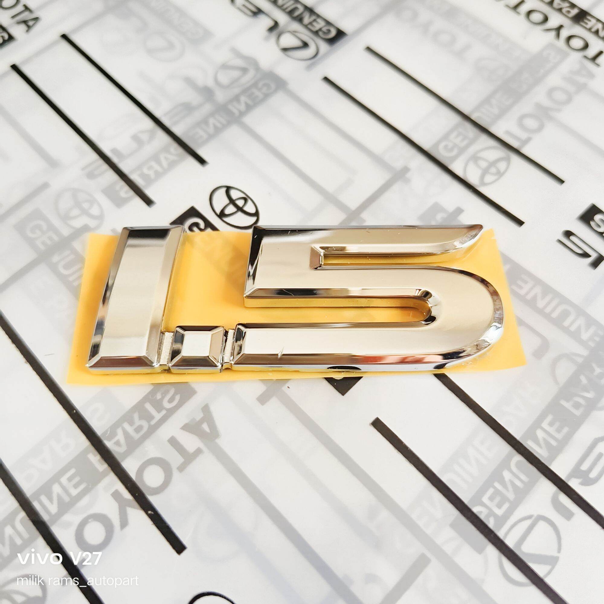 emblem logo tulisan angka 1.5 15 original asli 100% chrome Harga  30,000 Ringgit*Penghantaran Percuma