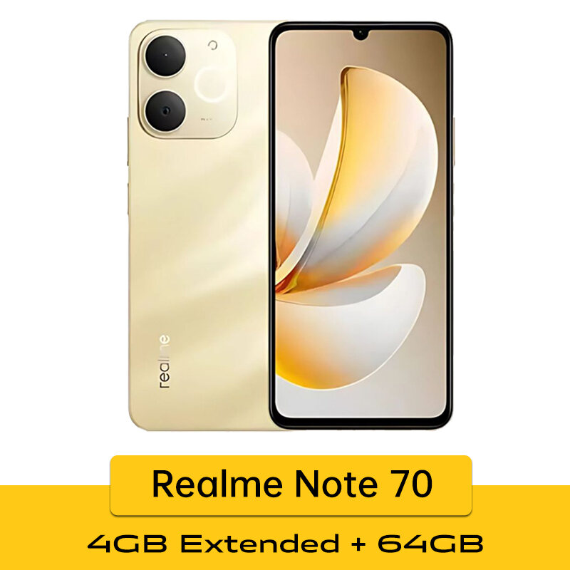 realme Note 70T 本体 4GB/64GBゴールド 4台 realme Note 70T 本体 4GB