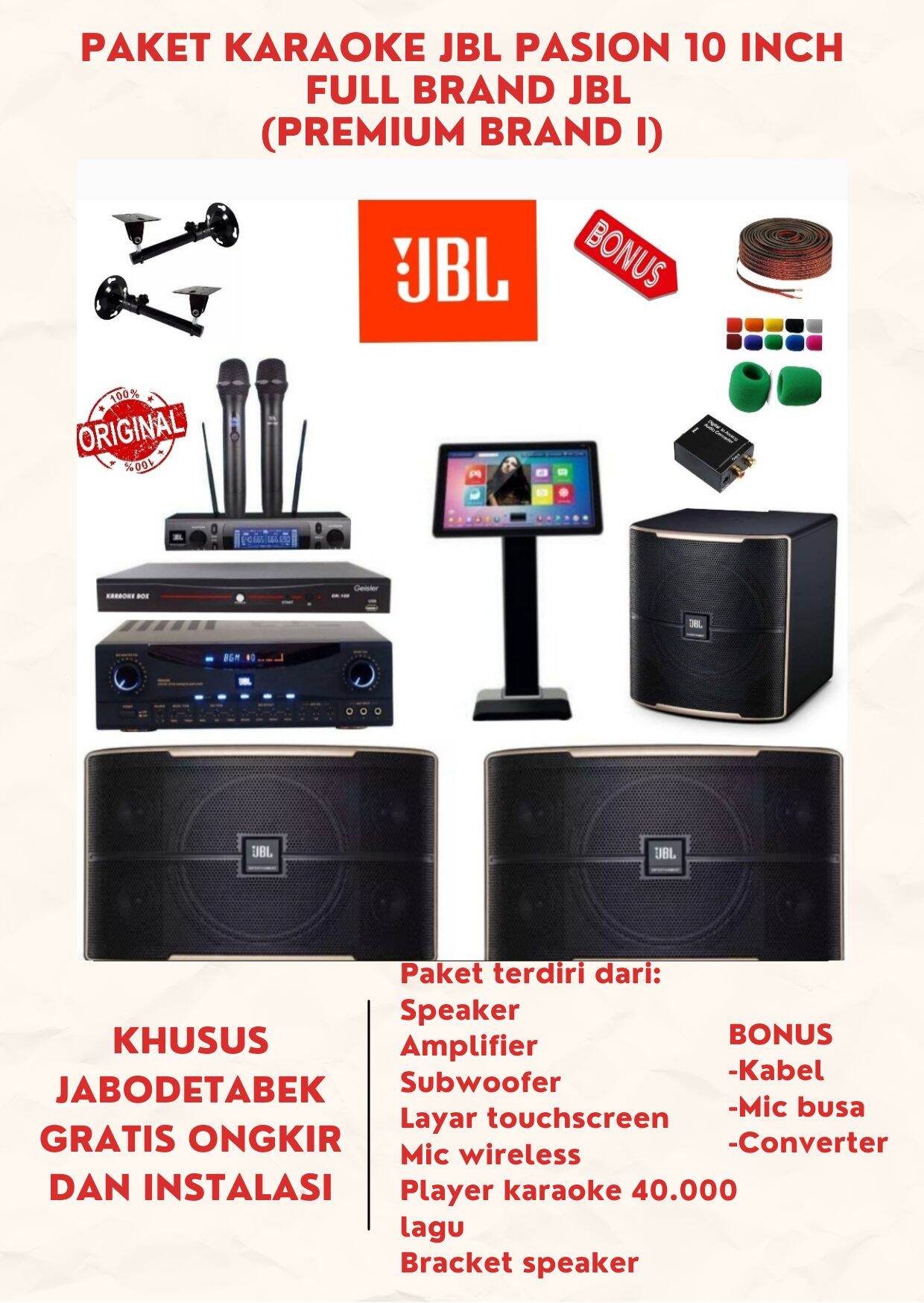 jbl paket karaoke