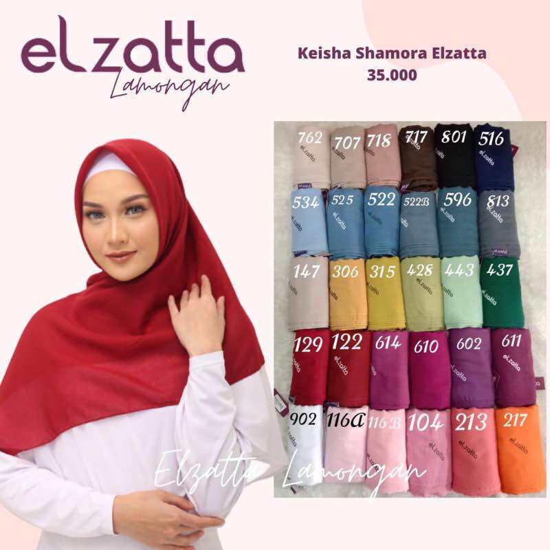 Elzatta Scarf Keisha Dhara - Silver Grey