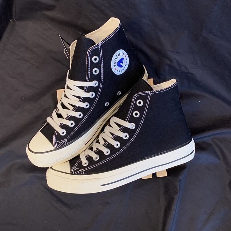 Ventela 70s Ethnic High Black Natural White Vantela Shoes 70s