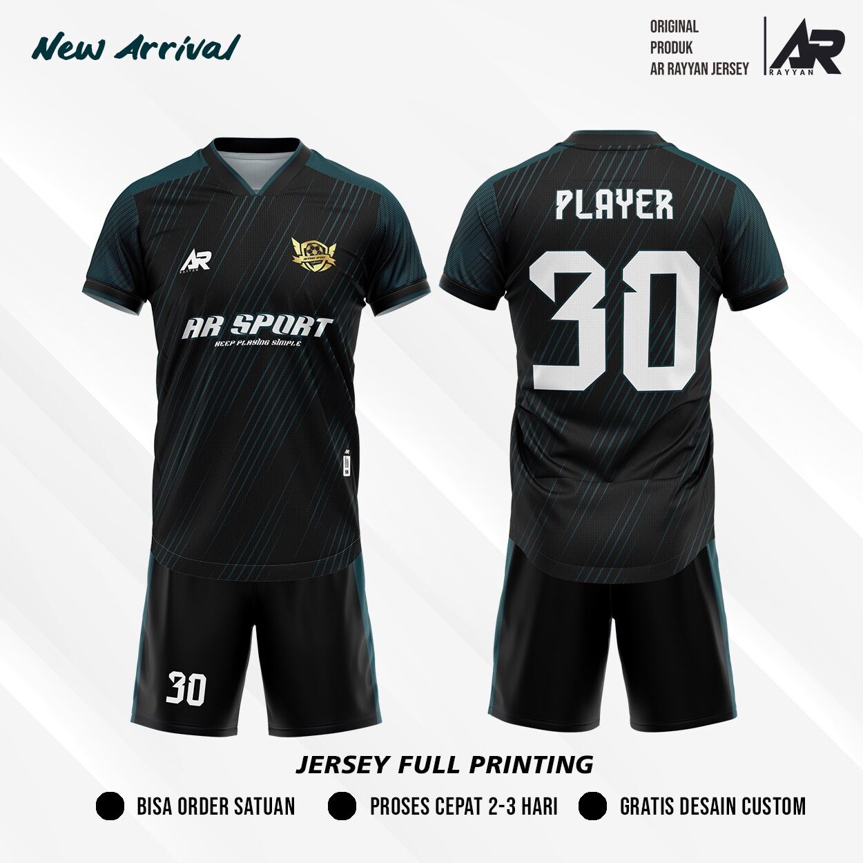 Jersey Futsal/ Bola Custom Full Printing (Gratis Nama) | Lazada Indonesia