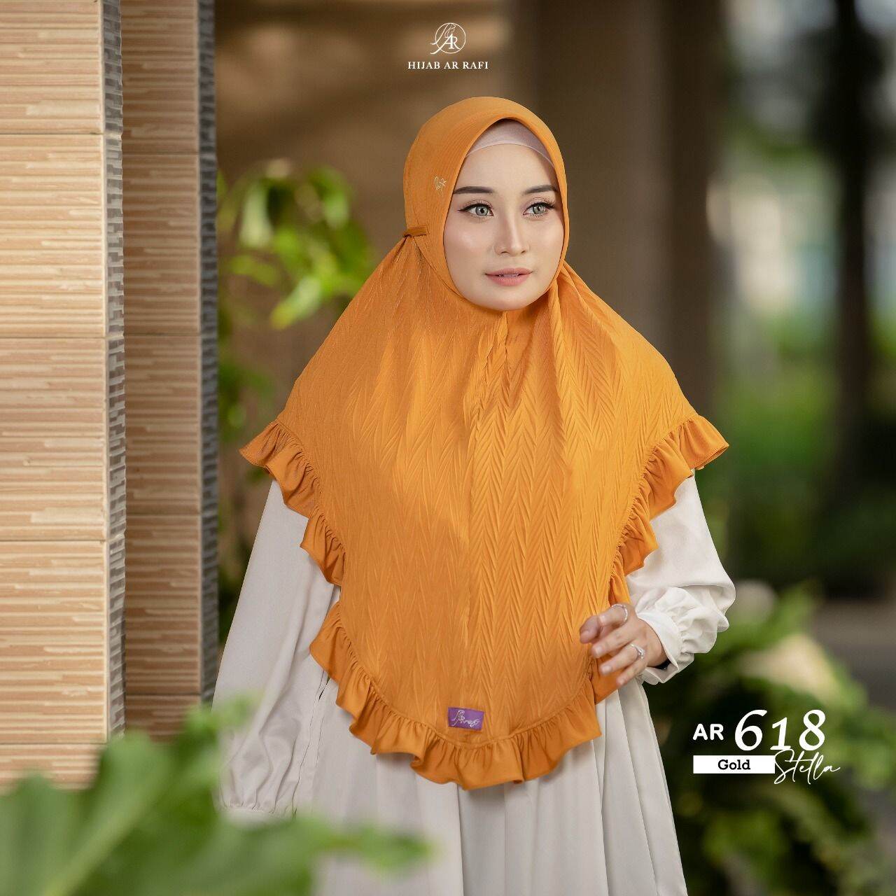 Terbaru √ Hijab Jilbab Instan Ar 618 By Arrafi Kerudung Bergo Daily Kekinian 2022 Kombinasi Tali 1280