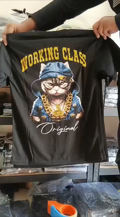 kaos distro anak gambar beruang gambar kucing bandit working class kain haluslembut dan mudah menyerap keringat