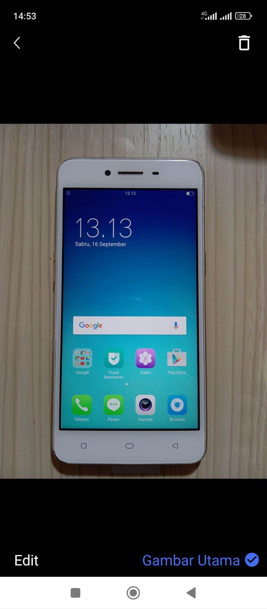oppo A37f ram 2/16 jaringan 4G normal second siqp pakai Harga 250,000 rupiah*Gratis Ongkir
