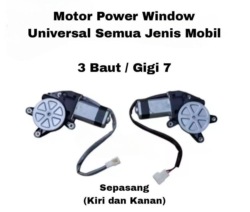 Motor Power Window/Power Window Mobil Universal 3 Baut/4 Baut 7 Gigi/8 ...