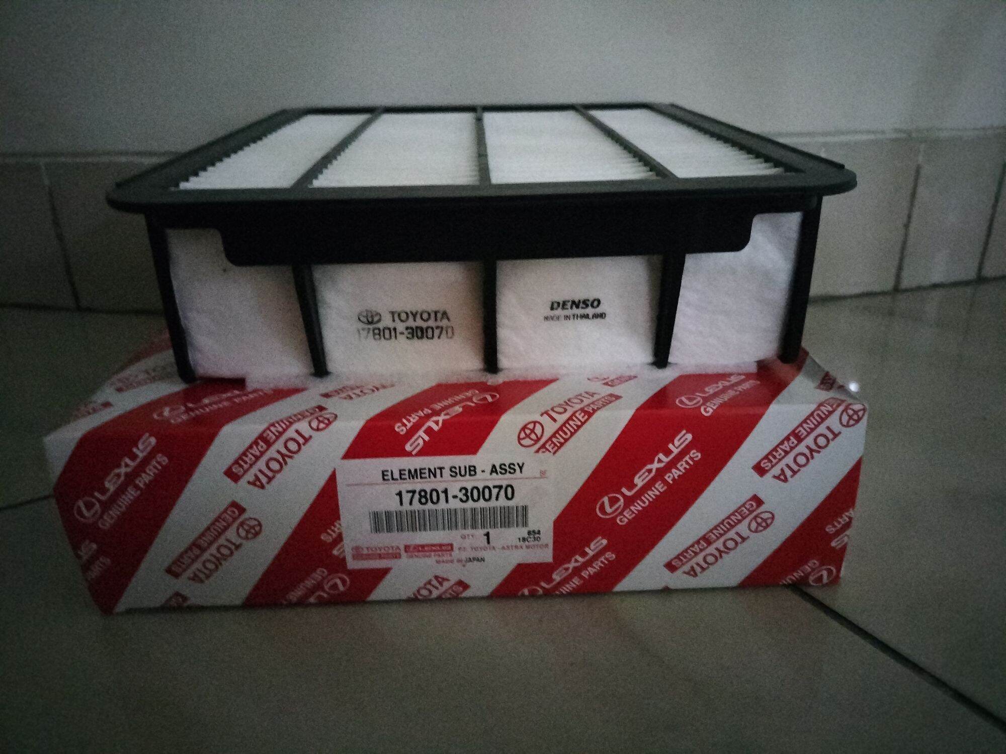 FILTER UDARA TOYOTA HIACE COMMUTER TAHUN 2015 KEATAS 17801-30070 Harga 120,000 rupiah*Gratis Ongkir