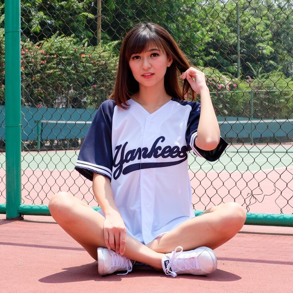 Baju Kaos Kemeja Jersey Baseball Pria & Wanita Dodgers - Dodgers Blue