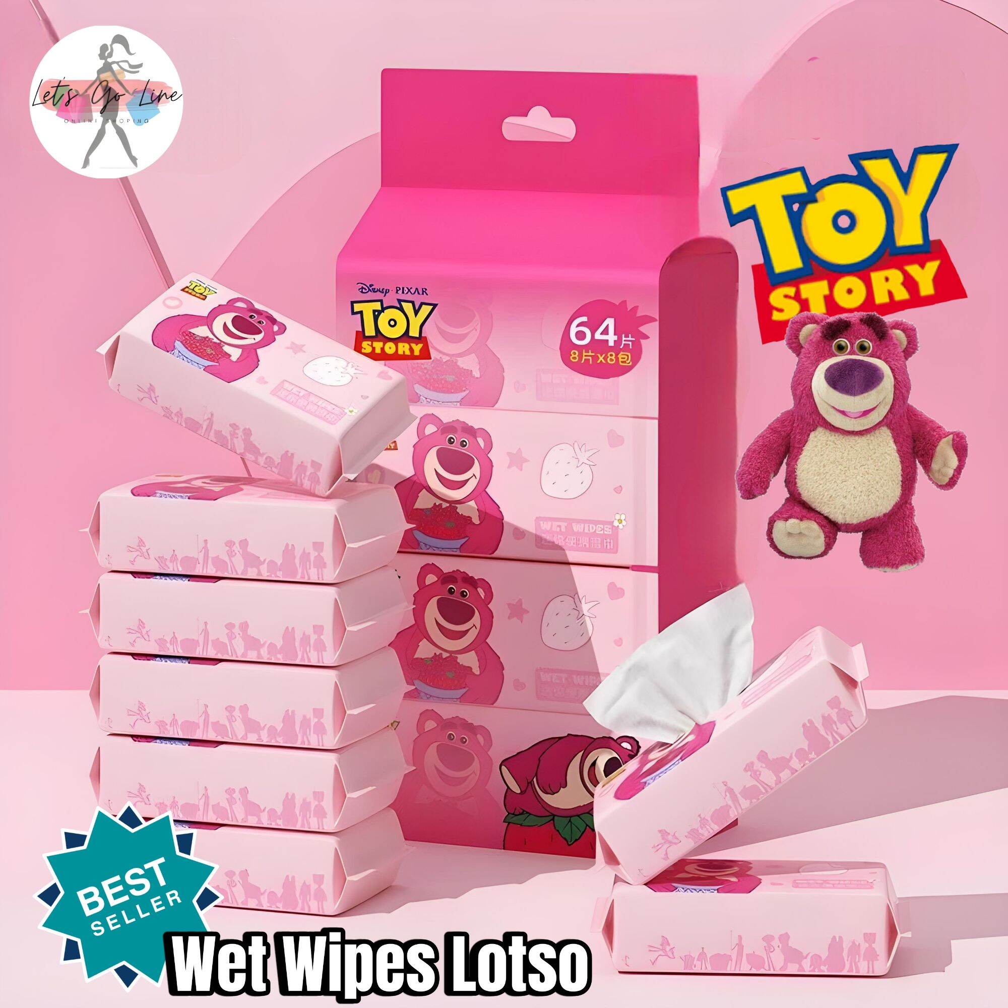 Tissue Basah Toy Story Lotso Tisu Basah Kemasan Mini Compact Character ...