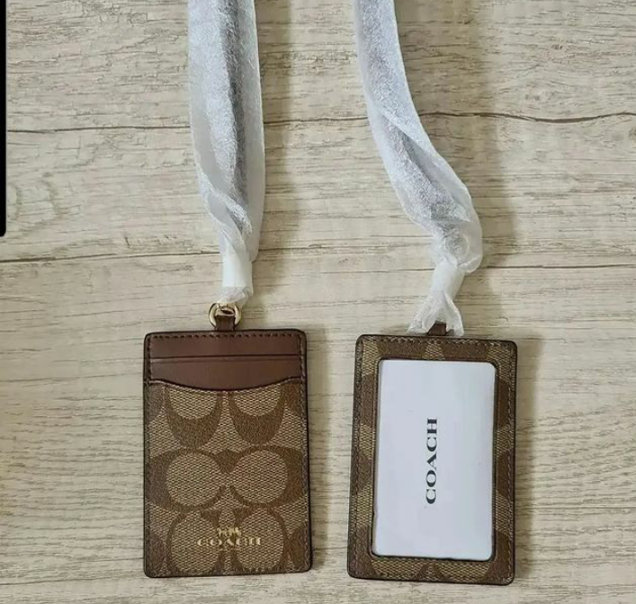 Lanyard Coach name tag signature saddle new Lazada Indonesia