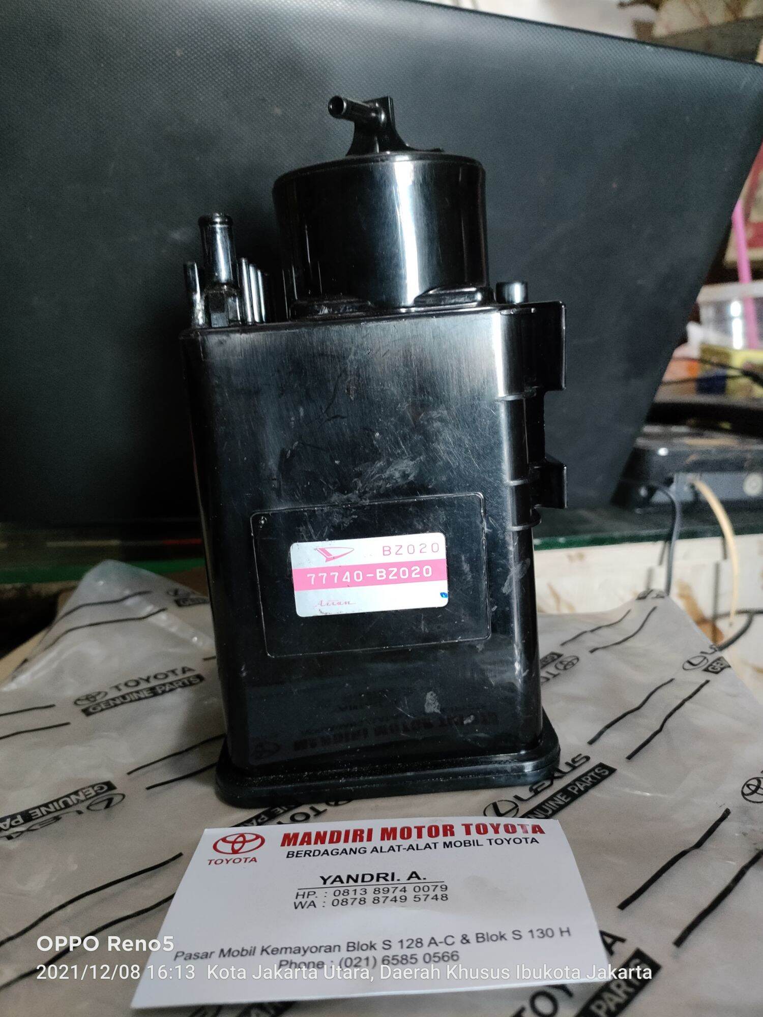 Charcoal Canister Avanza/Xenia,Rush/Terios Original Bawaan Mobilnya