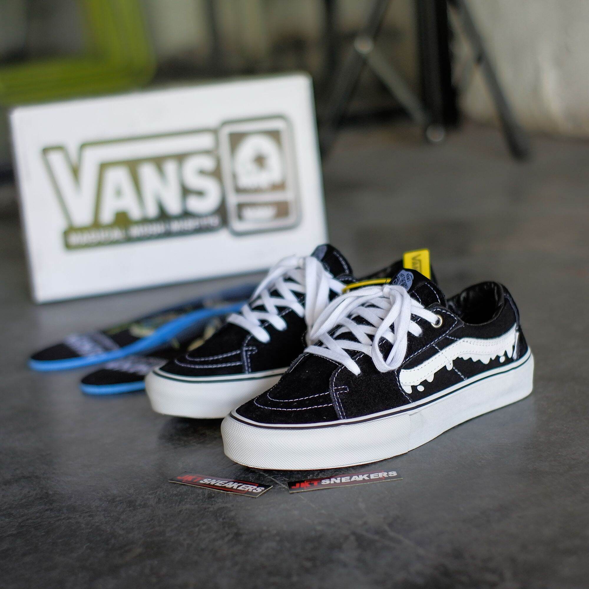 BEST PRODUCT] Sepatu Sneakers VANS OLD SKOOL OFFWHITE MAROON