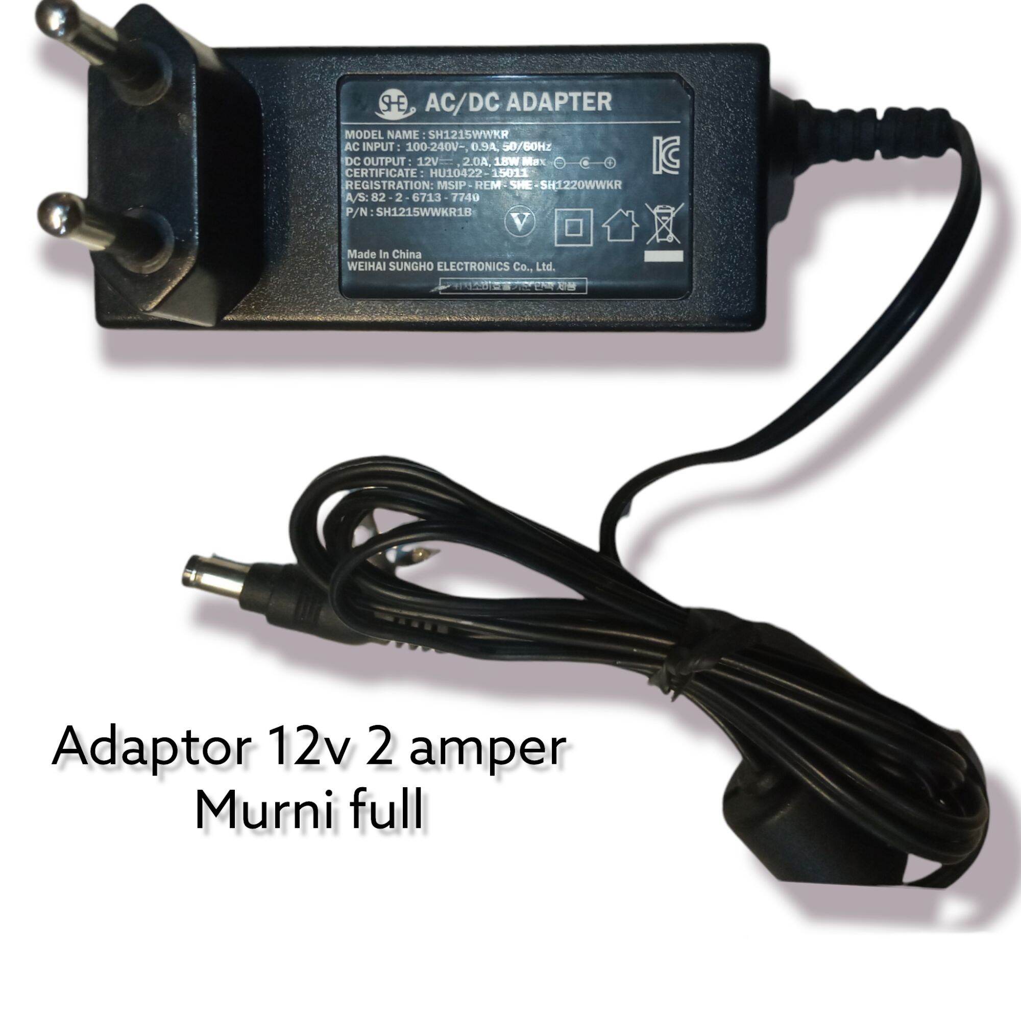 Adaptor Power Suplay Ac Dc V A Amper Murni Lazada Indonesia