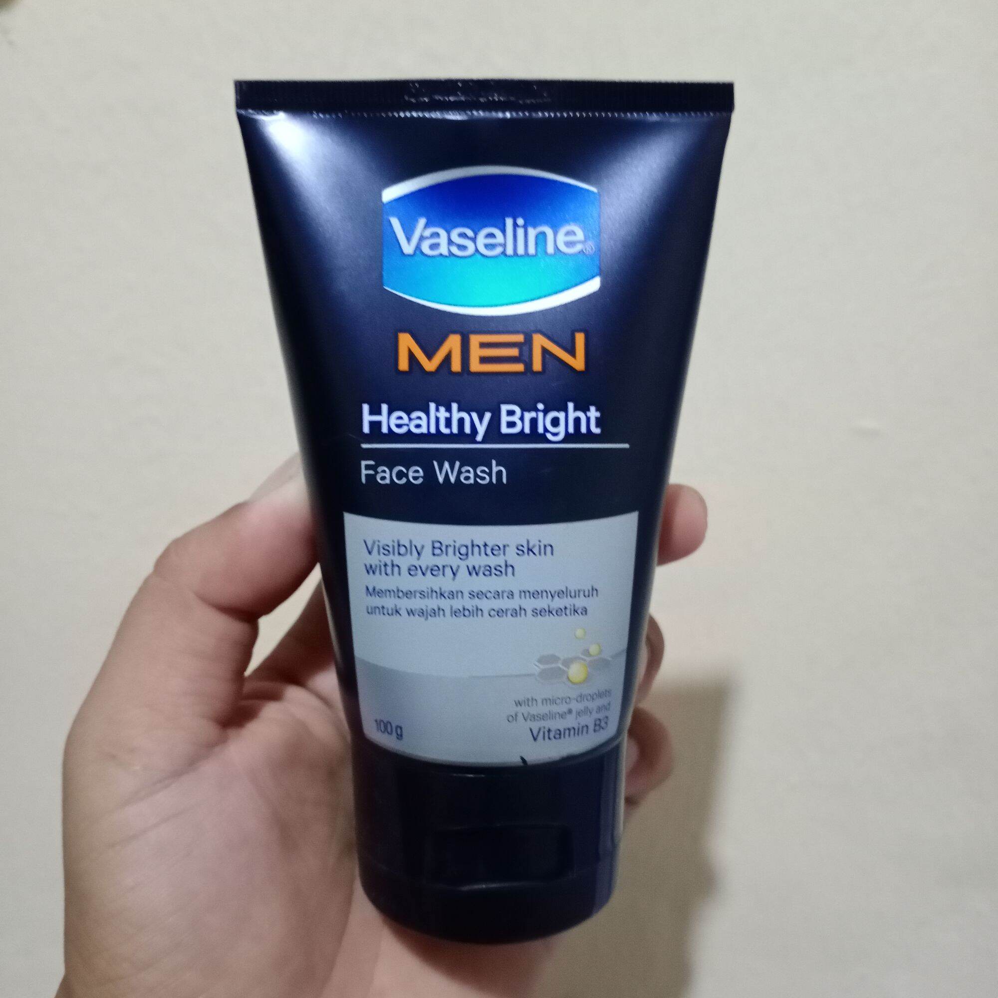 Vaseline Men HEALTHY BRIGHT Face Wash 100 gr | Lazada Indonesia