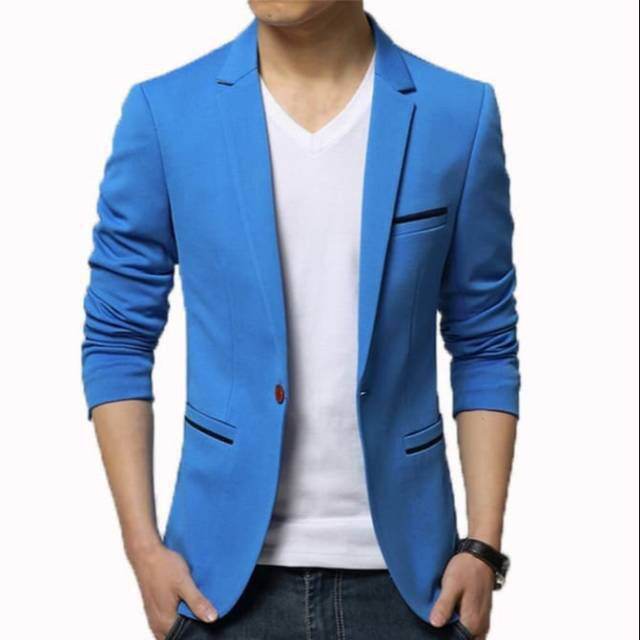 blazer coat blue