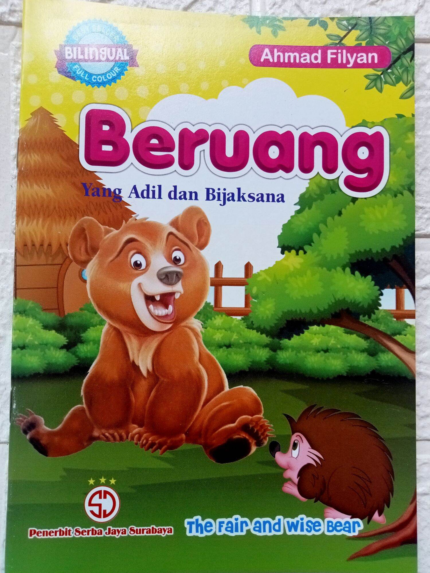 Buku Cerita Bergambar Dua Bahasa (Beruang Yang Adil Dan Bijaksana ...