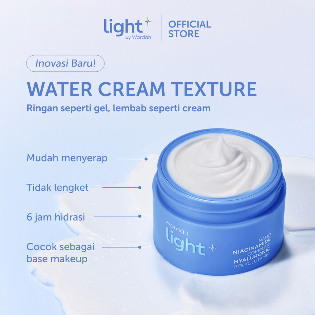 Wardah Lightening Night Cream/ Light+ by Wardah Hydrashot