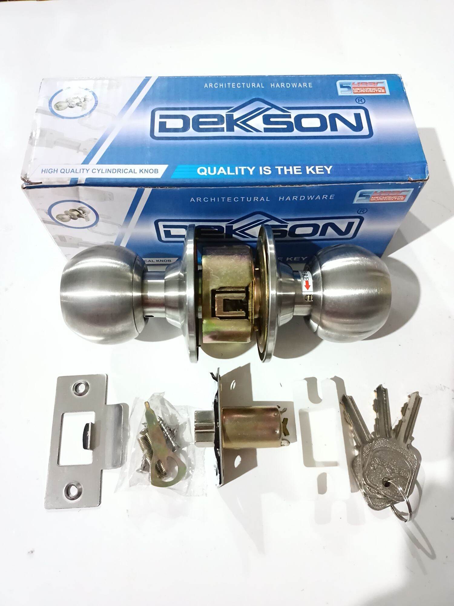 Kunci Bulat Pintu Dekson Kc Bl Dks 8587 Et Sss Kunci Bulat Pintu