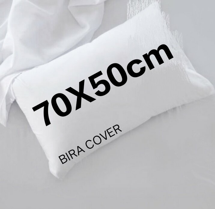 Sarung bantal putih polos daleman 70X50cm pakaii resleting Harga 12,950 rupiah*Gratis Ongkir