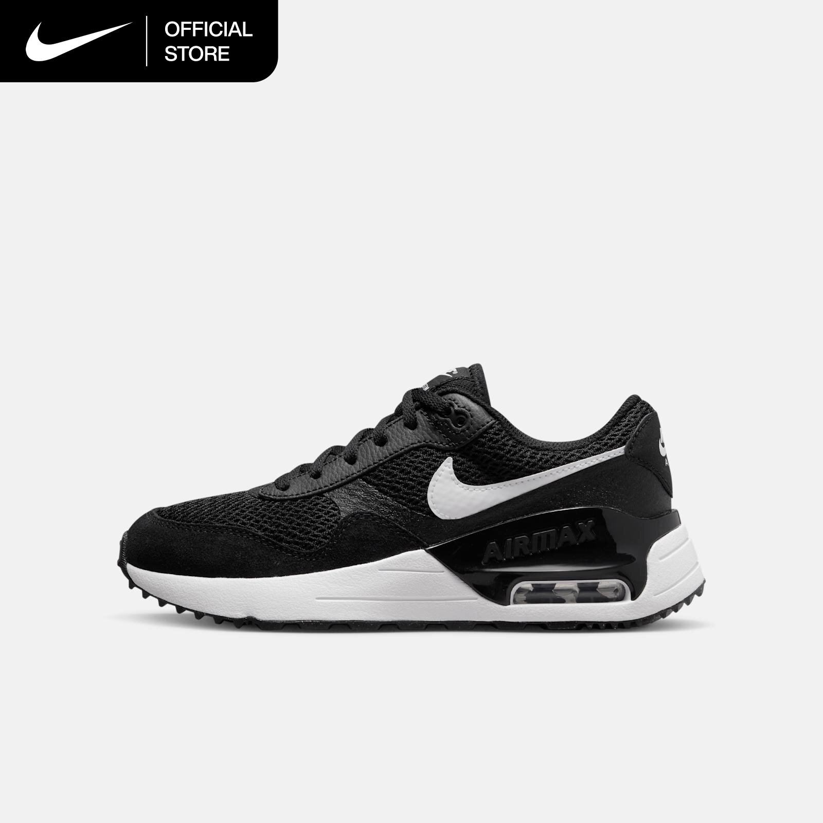 แฟชั่นและเสื้อผ้าเด็ก Nike รองเท้าเด็กโต Air Max SYSTM - สีดำ DQ0284-001 ราคา 2,262 บาท*ส่งฟรี