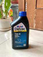 OLI MESIN DIESEL MOBIL DELVAC MX 15W-40 SAE C1-4 1L ORIGINAL