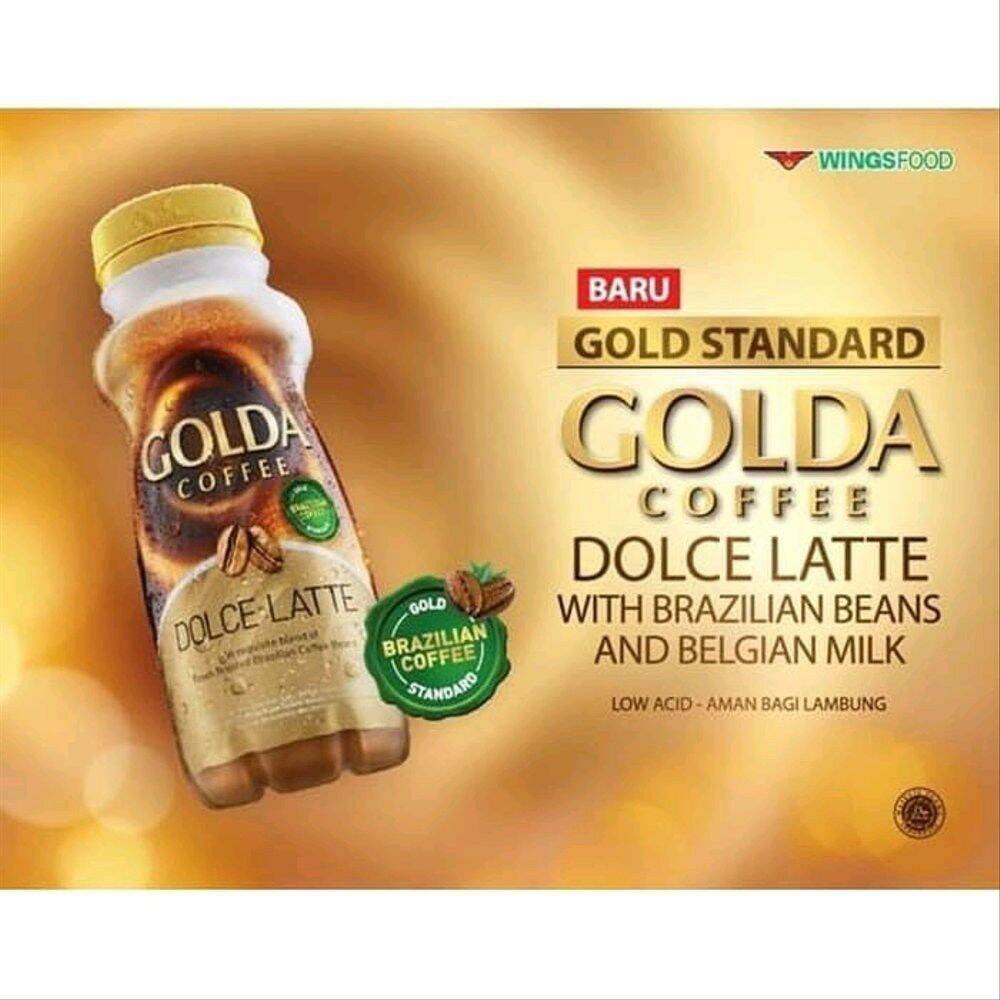 Golda Coffee Dolce Latte Botol 200 mL - 12 PCS | Lazada Indonesia