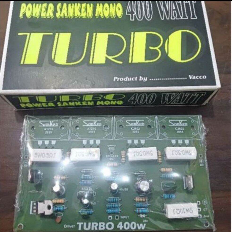Kit Driver Turbo Power Amplifier Mono 400W Safari Mono by VACCO