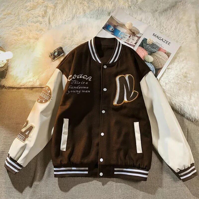 Inspirasi Outfit on X: Jaket varsity baseball korean — a thread   / X