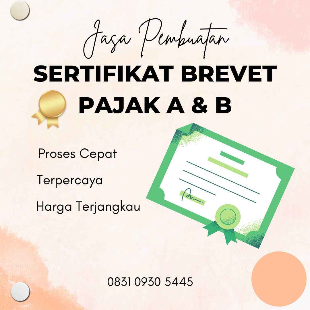 Sertifikat Brevet Pajak A & B | Lazada Indonesia