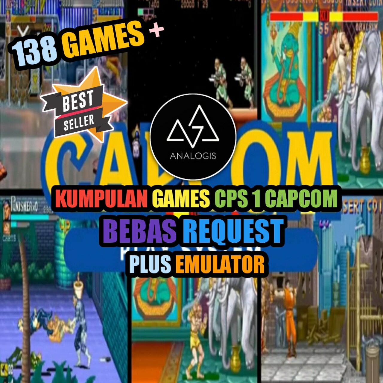 Games Capcom Play System Cps 1 138 Games in 1 + Emulator Android dan Pc |  Lazada Indonesia