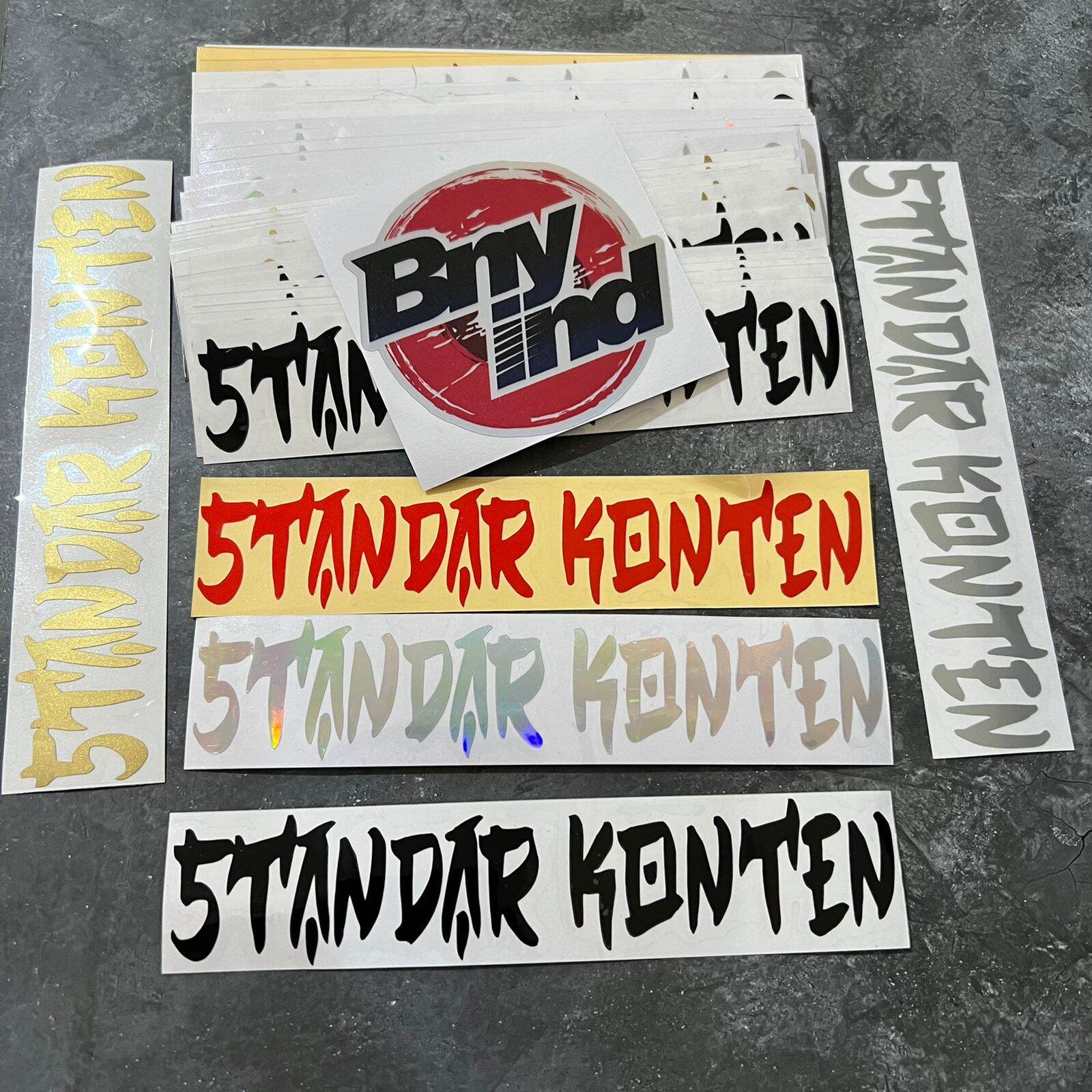 STICKER STANDAR KONTEN CUTTING | Lazada Indonesia