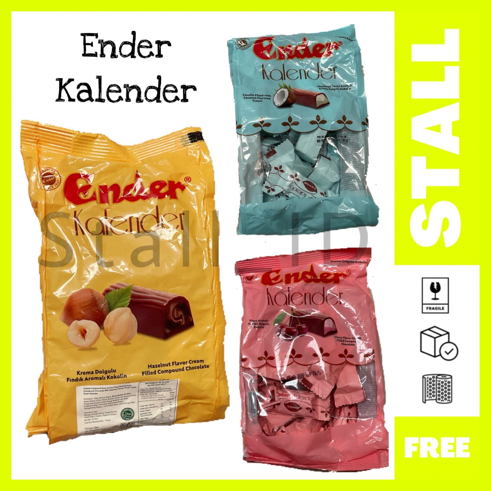 Coklat Ender Kalender Chocolate 180gr Cokelat Turki | Lazada Indonesia