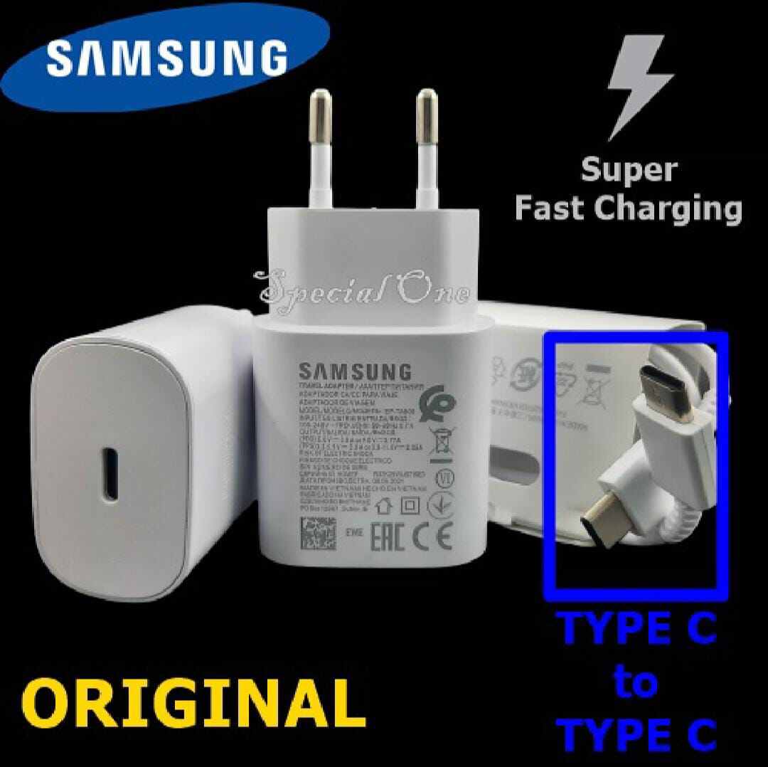 Charger Samsung Galaxy A05 A05s Original 100 25WAT Fast Charging USB