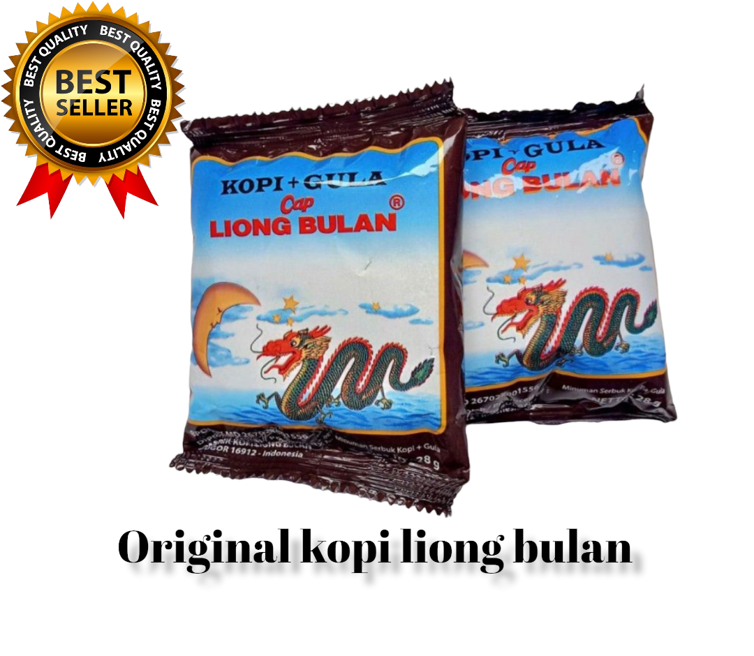 Kopi sachet liong bulan original kopi plus gula 28gram Lazada Indonesia