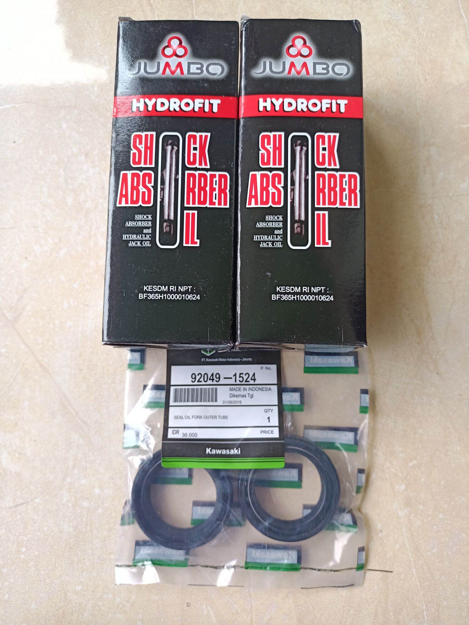 SEAL SHOCK OIL SOK DTRACKER Ninja 150 KLX BF KLX S UKURAN 35X48X11 SEAL