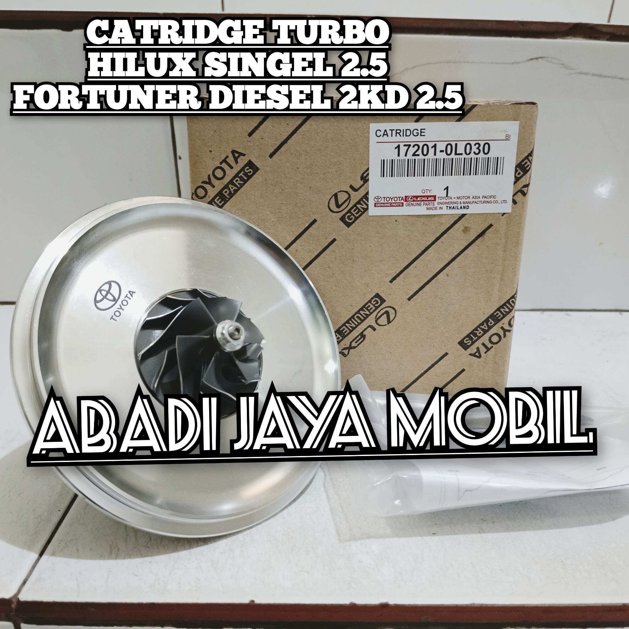 CATRIDGE CATRID KETRIK TURBO HILUX SINGLE CABIN 2.5 2500CC INNOVA DIESEL 2.5 FORTUNER 2.5 17201-0L030 Harga 1,300,000 rupiah*Gratis Ongkir