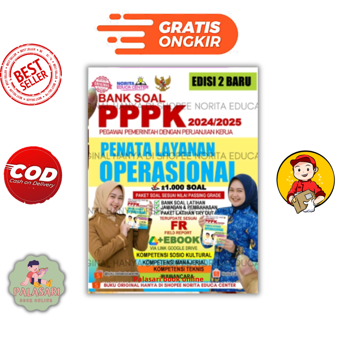 Buku Bank Soal PPPK Penata Layanan Operasional 2024 2025 Terupdate ...