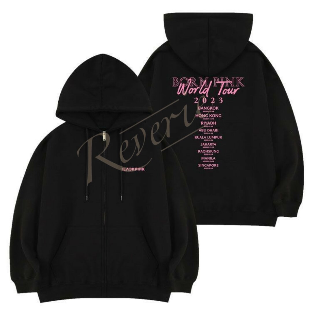 Jaket hoodie blackpink online